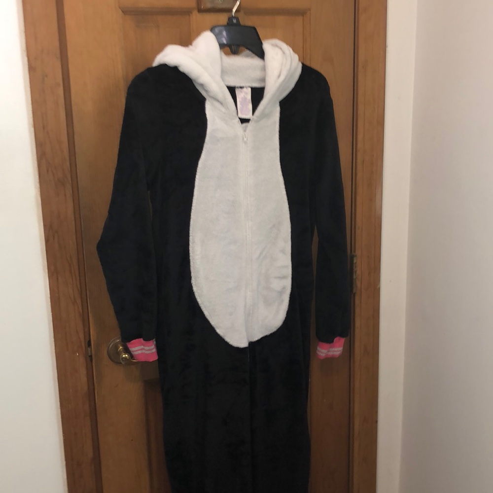 Panda bear hooded pajamas
